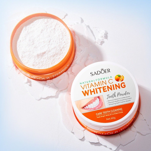 پودر سفیدکننده فوری دندان Sadoer مدل vitamin C
