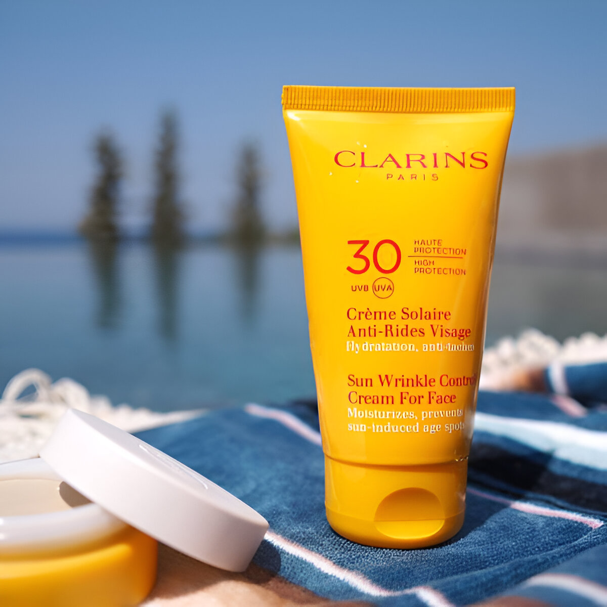 کرم ضد آفتاب کلارنس اورجینال SPF 30 با حجم ۷۵ میل